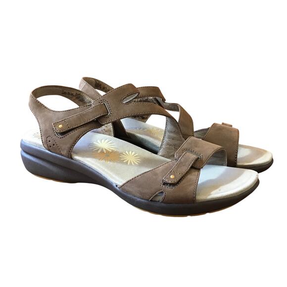 Dansko Irene Sandals Womens 40 10.5-11 Brown Classic Strappy Comfort Heritage - Picture 1 of 8